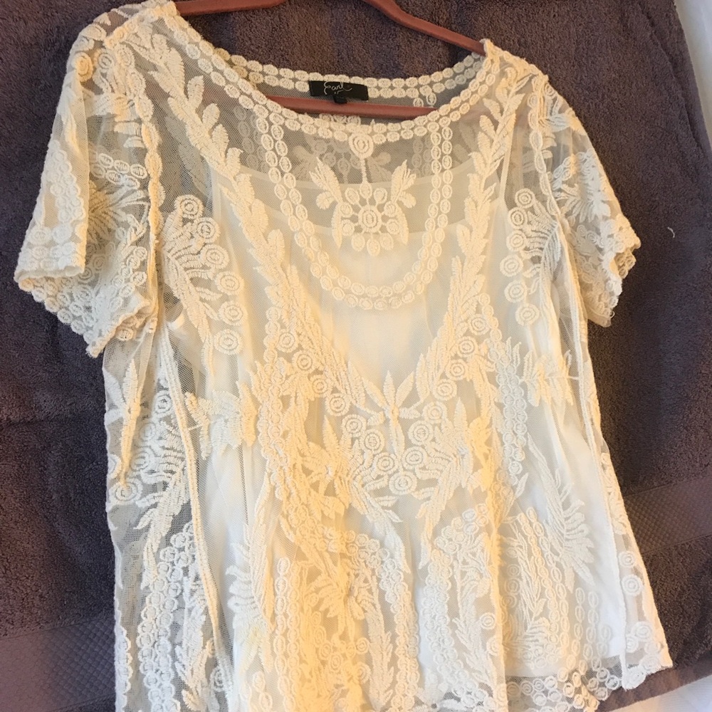 Earl Jeans Brand Lace Top